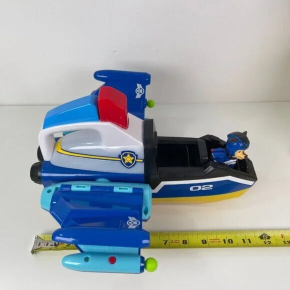 Paw Patrol Chase Large Jet to The Rescue Deluxe Transforming Spiral Rescue Jet - Picture 6 of 7